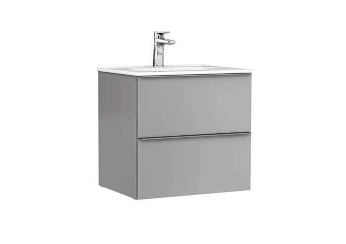 Mobilier Baie Suspendat Shona Cu 2 Sertare Galet Mat 60x46x56.5 cm