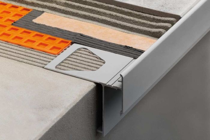 Profil Picurator Balcon/Terasa Schluter Rakeg Bara 21 mm 2.5 ml