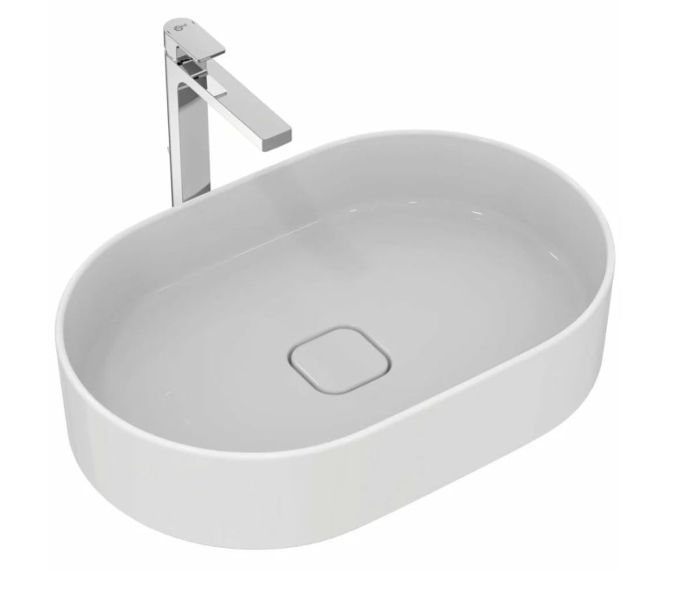 Lavoar Oval Strada II Ideal Standard 60x40 cm Fara Preaplin