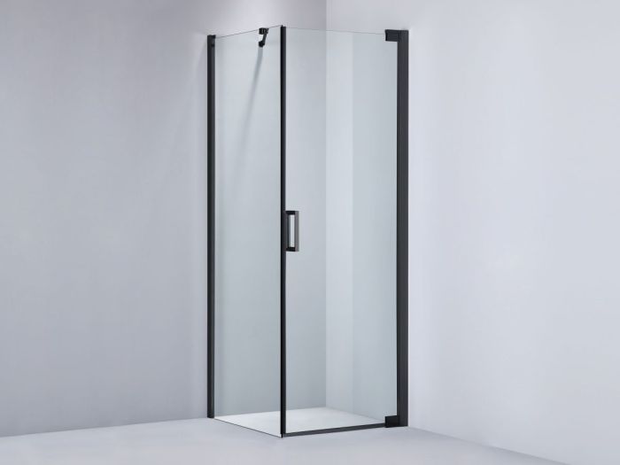 Cabina Dus Colt Batanta Wst 03 Profil Negru Sticla Transparenta 80x80x200 cm