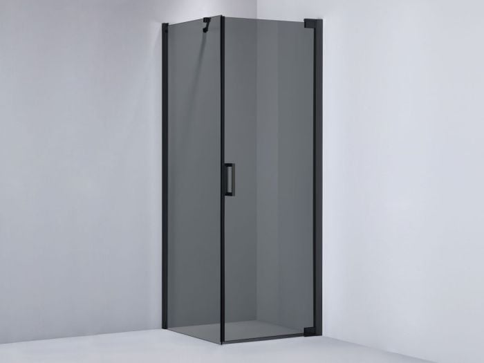 Cabina Dus Colt Batanta Wst 03 Profil Negru Sticla Fumurie 90x90x200 cm