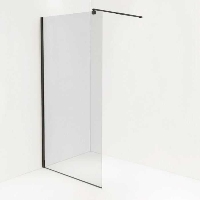 Paravan De Dus Tip Walk-In Finisaj Profil Negru 90x200 cm