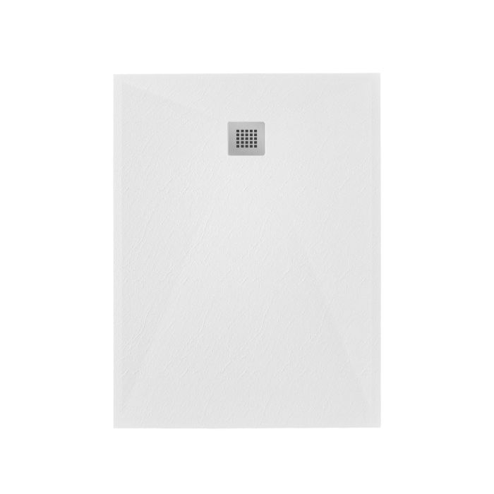 Cadita Dus Compozit Roca Alb 70x100 cm