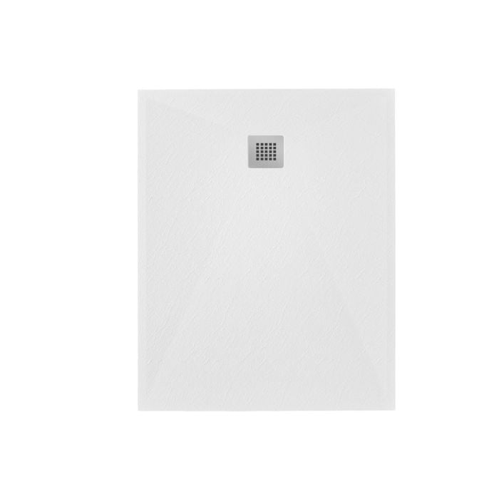 Cadita Dus Compozit Roca Alb 70x90 cm