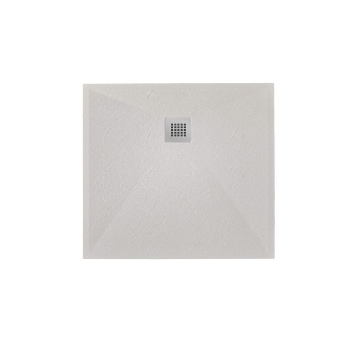 Cadita Dus Compozit Roca Crem 90x90 cm