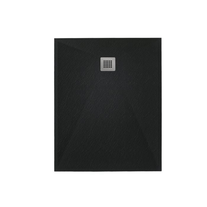 Cadita Dus Compozit Roca Negru 80x100 cm