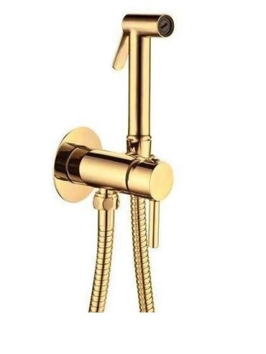 Set Dus Igienic Incastrat Paffoni Serie Kit Bidet Finisaj Auriu