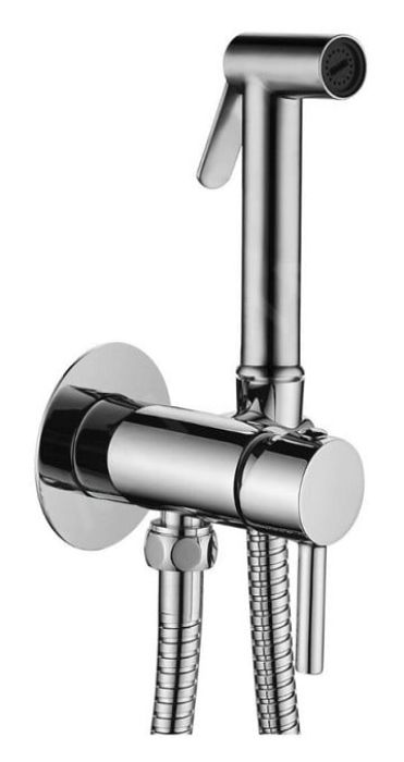 Set Dus Igienic Incastrat Paffoni Serie Kit Bidet Finisaj Metalic