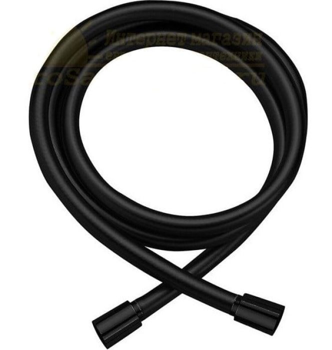 Furtun de Dus PVC Negru Lungime 150 cm
