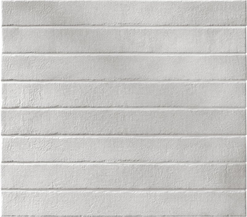moara industriala Gresie Faetano Timeline Brick HTL 5 Silver 4.8x45 cm