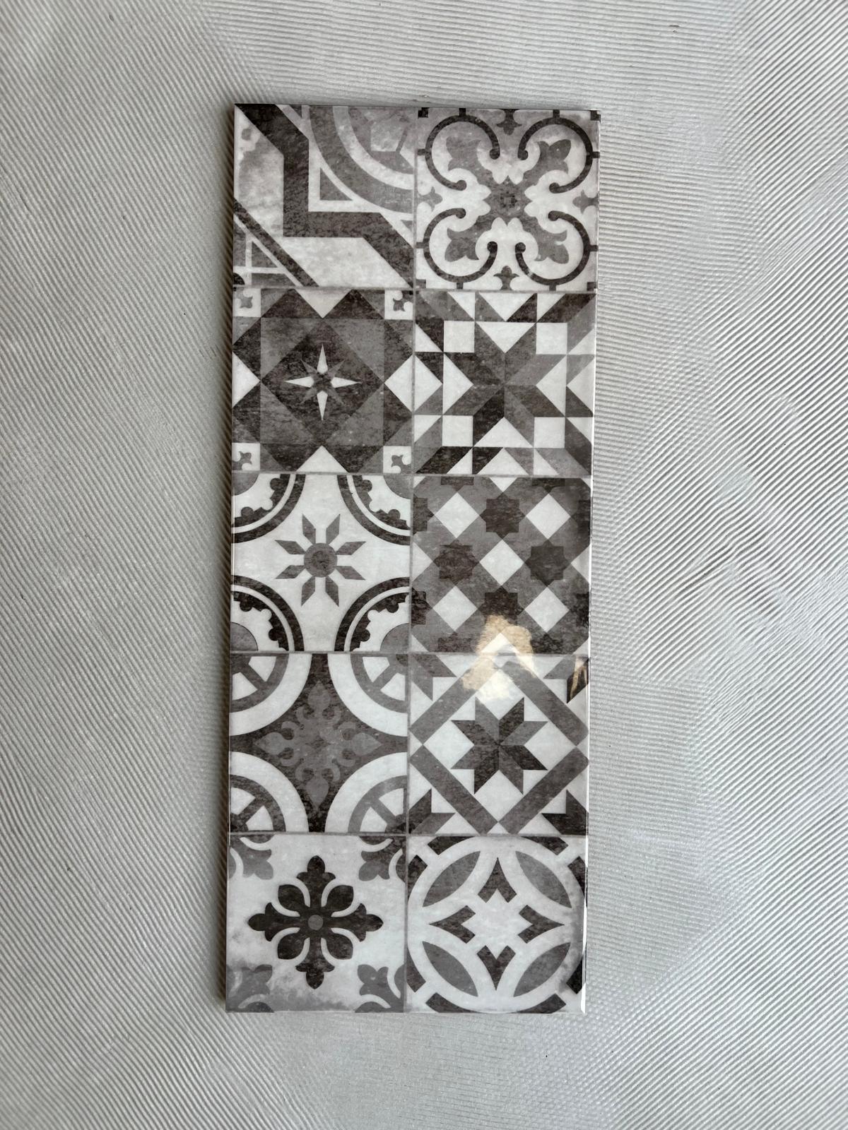 Faianta Montblanc Pearl Decoro Lucios 20x50 cm