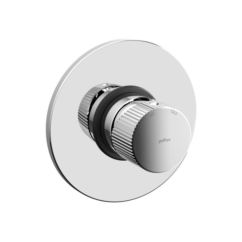 Baterie Monocomanda Incastrata Cada Dus Paffoni Jo Finisaj Crom cu o iesire