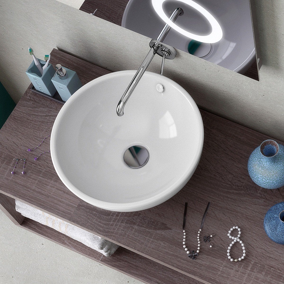 Lavoar Ceramica Rotund LAV37 Ø40 cm