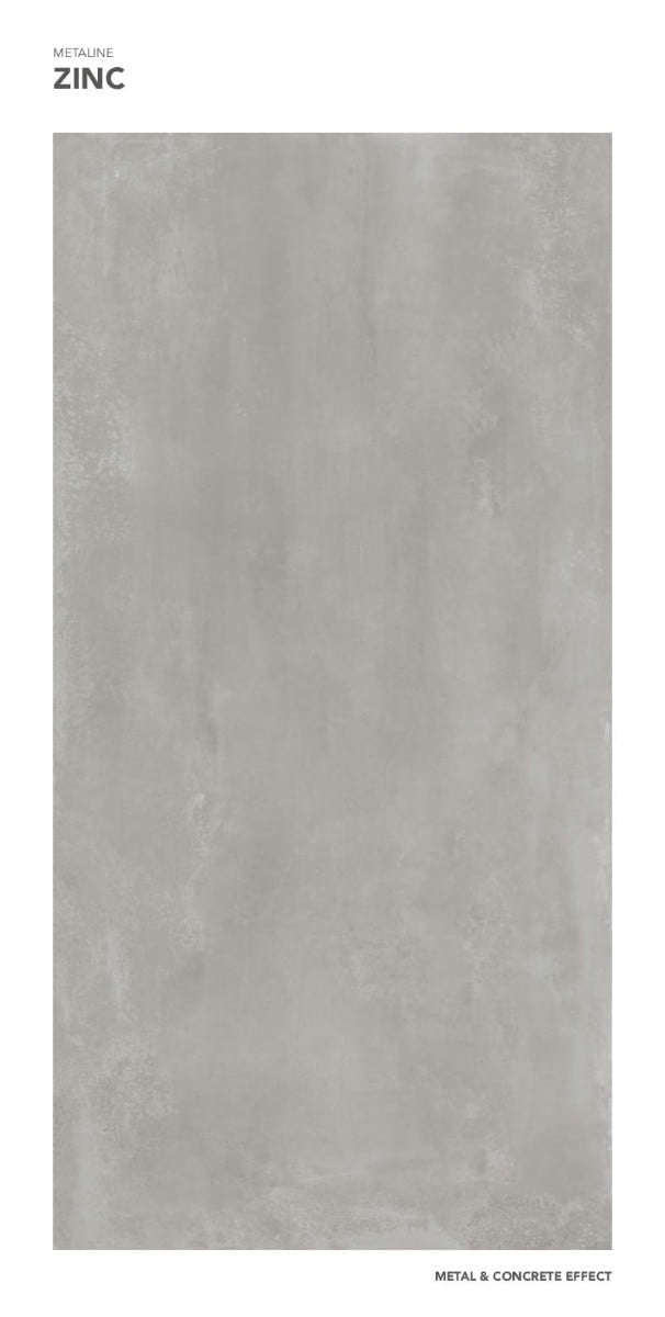 Gresie Metaline Zinc Mat 120x280x0,6 cm