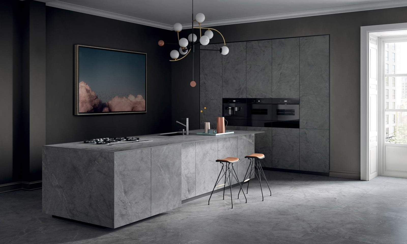 ABKStone Atlantis Smoke | Inspirație Baie Clasic
