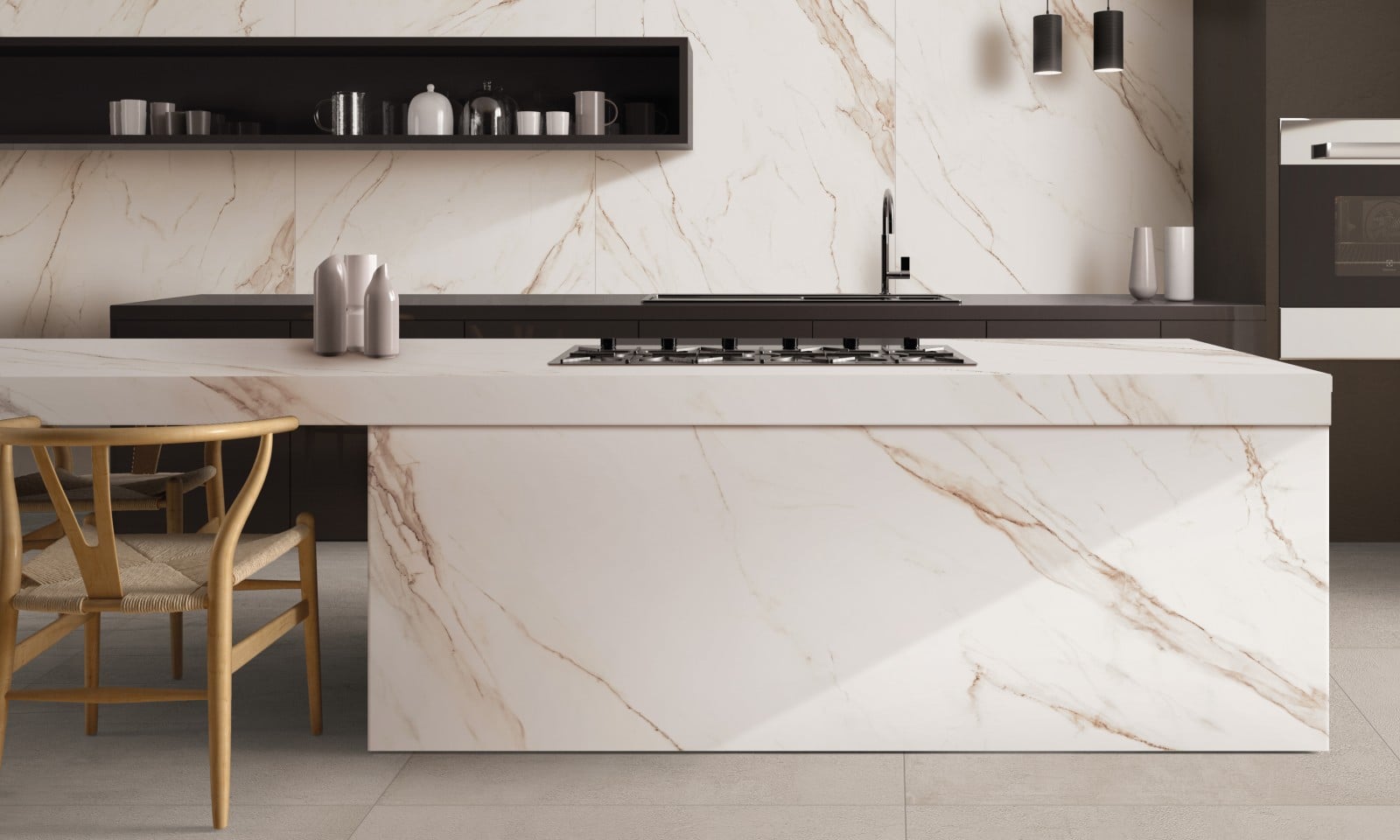 ABKStone Calacatta Gold | Inspirație Dormitor Luxe