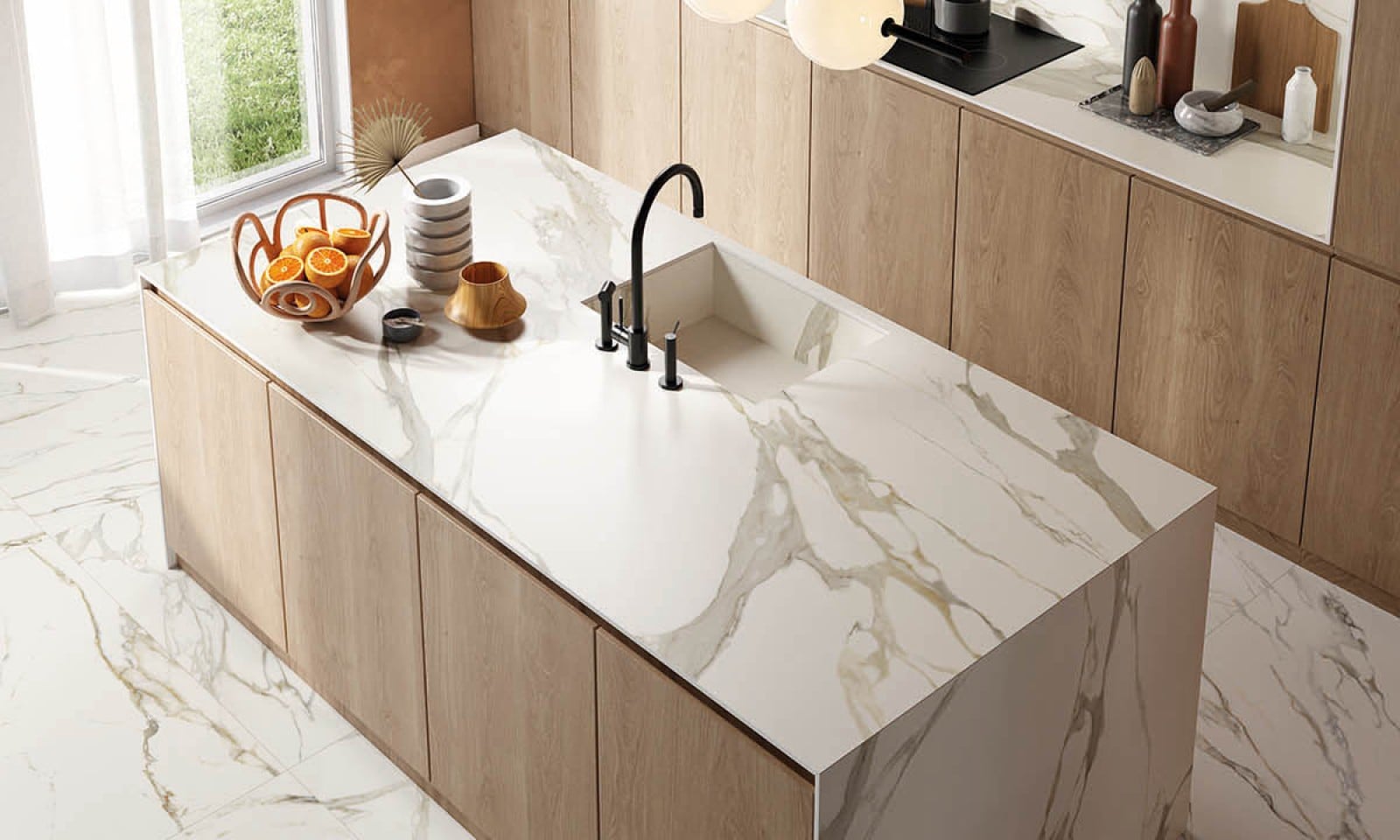 ABKStone Calacatta Michelangelo | Inspirație Living Luxe