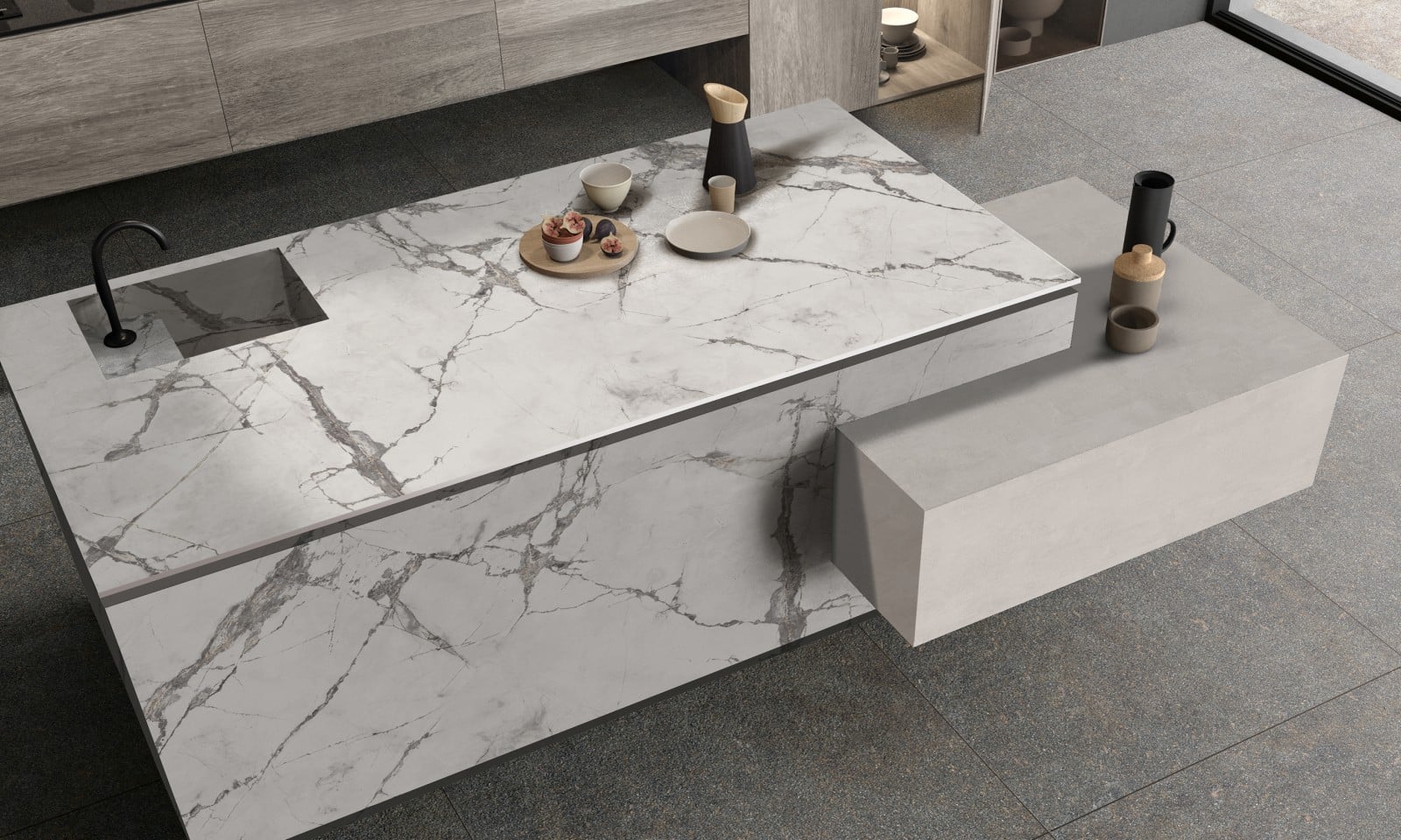 ABKStone Invisible Pearl | Inspirație Living Minimalist