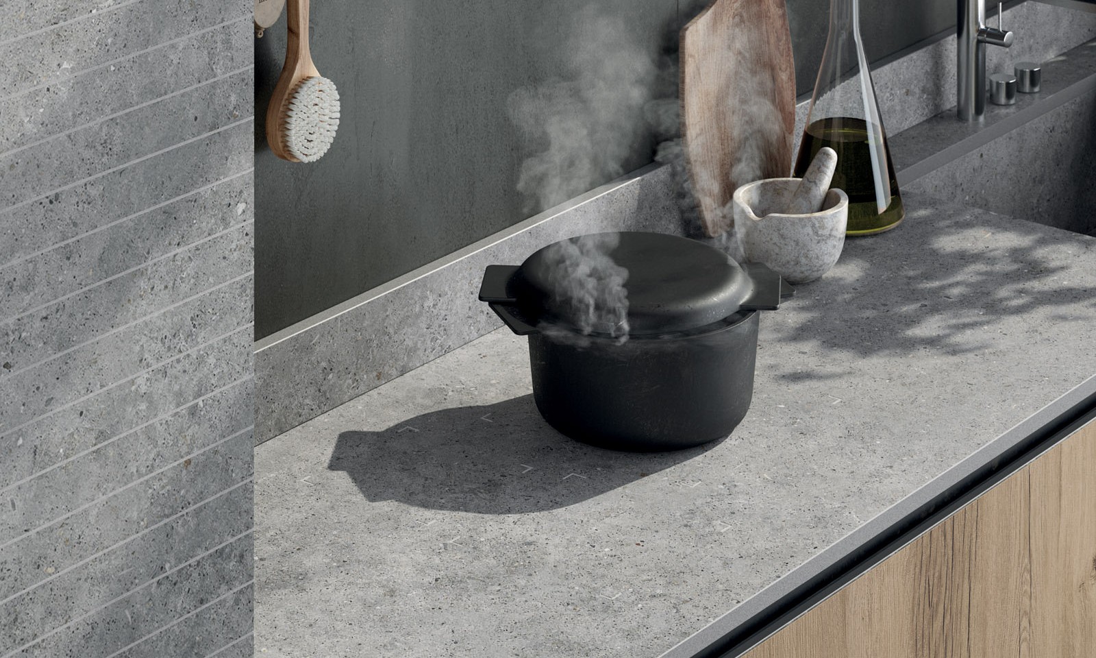 ABKStone Pebble Grigio | Inspirație Living Minimalist