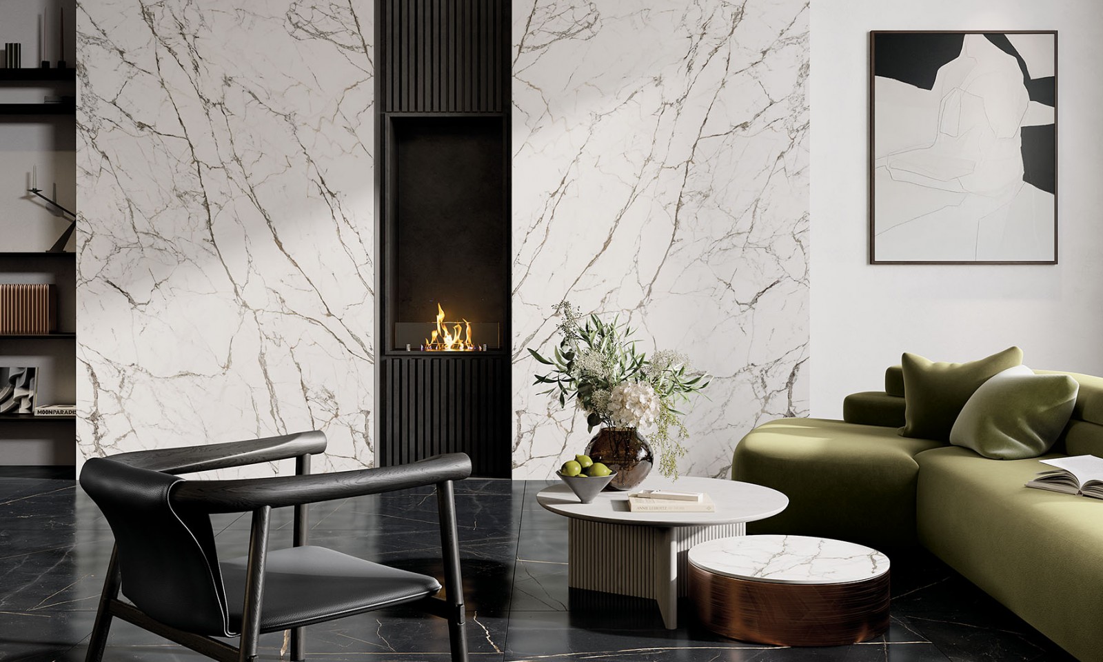 ABKStone Statuario Fantastico | Inspirație Dormitor Luxe