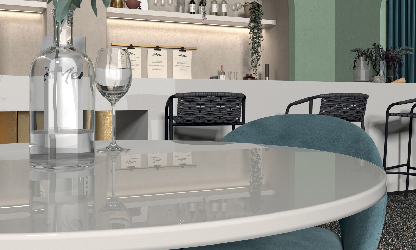 ABKStone White | Inspirație Baie Luxe