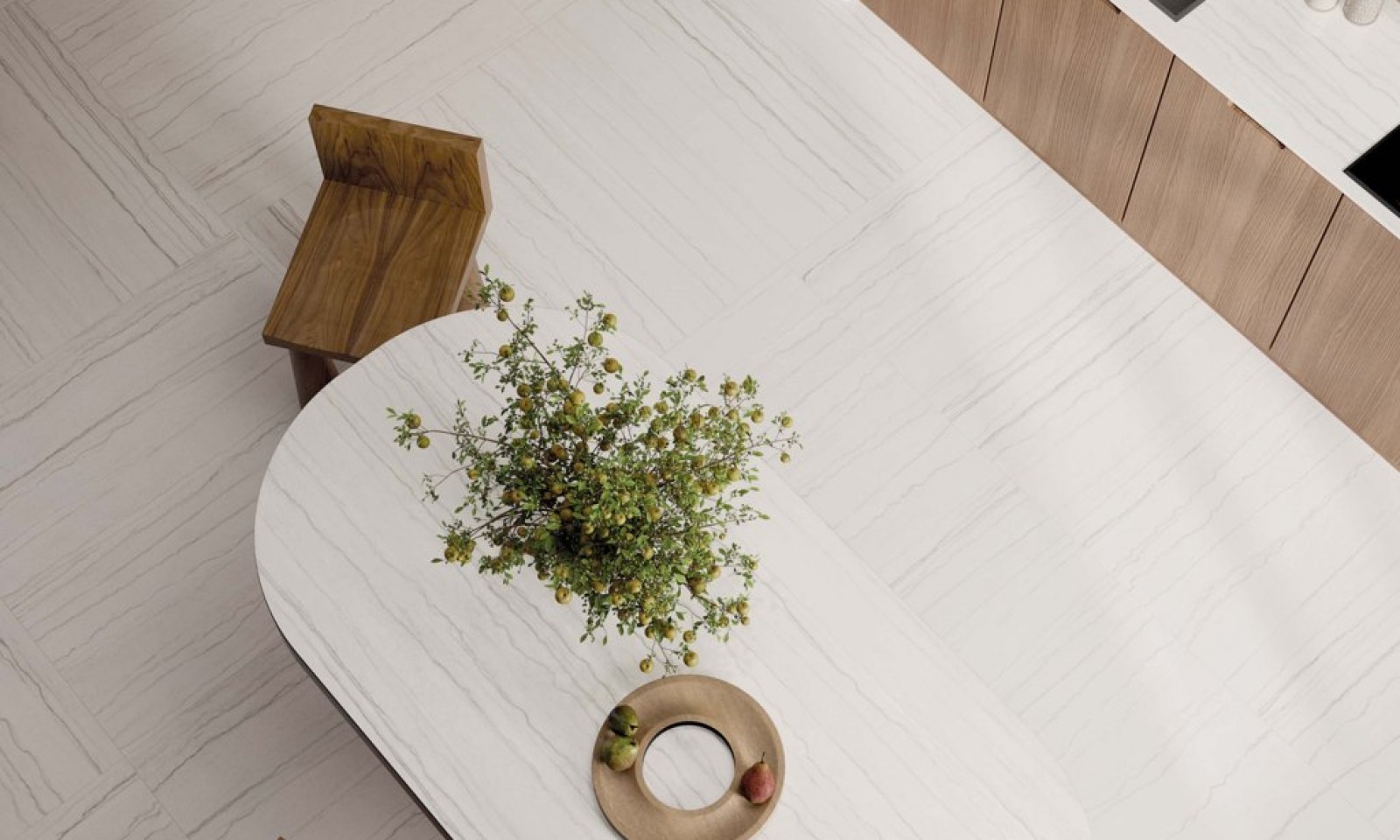 ABKStone White Macaubas | Inspirație Baie Scandinav