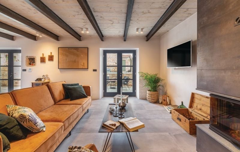 Living rustic cu accente moderne | Inspirație Living Modern