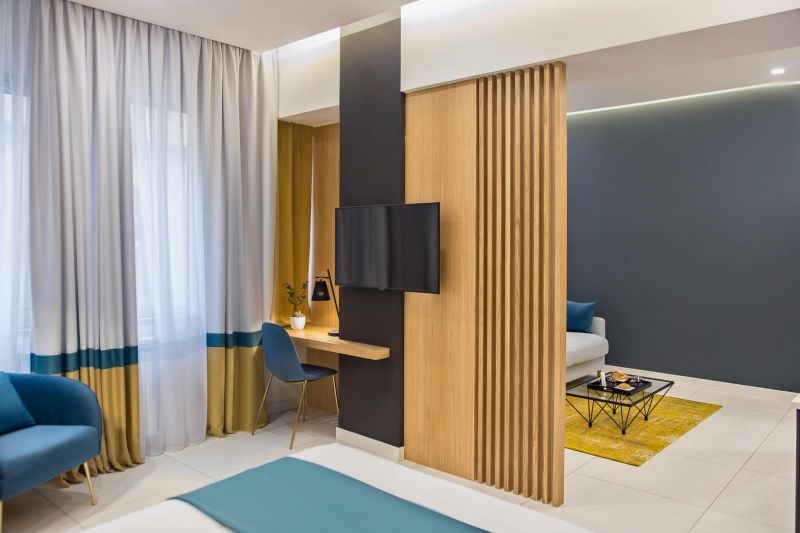 Dormitor urban cu accente vibrante | Inspirație Dormitor Modern