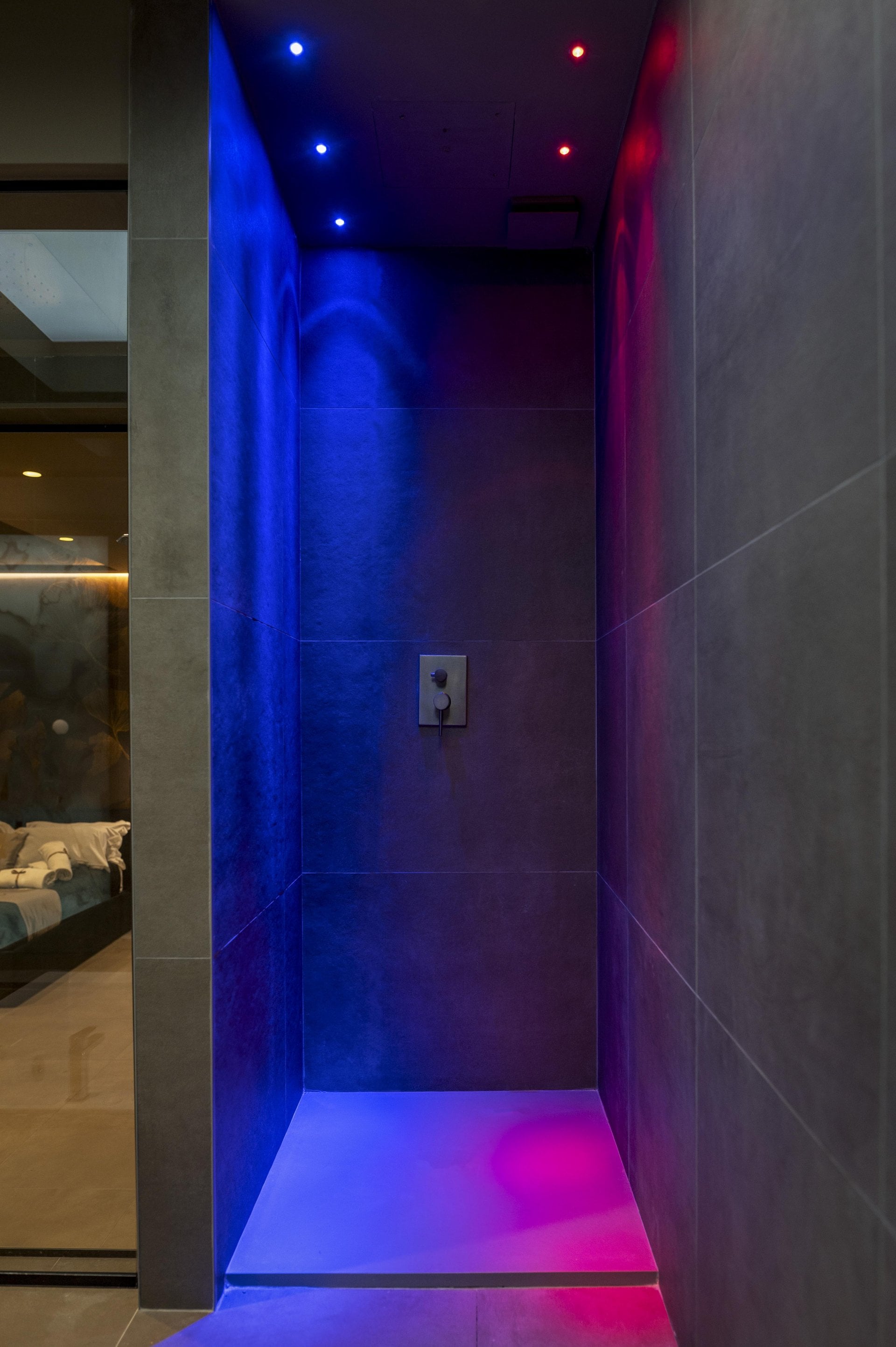 Duș spa cu lumină terapeutică | Inspirație Baie Luxe