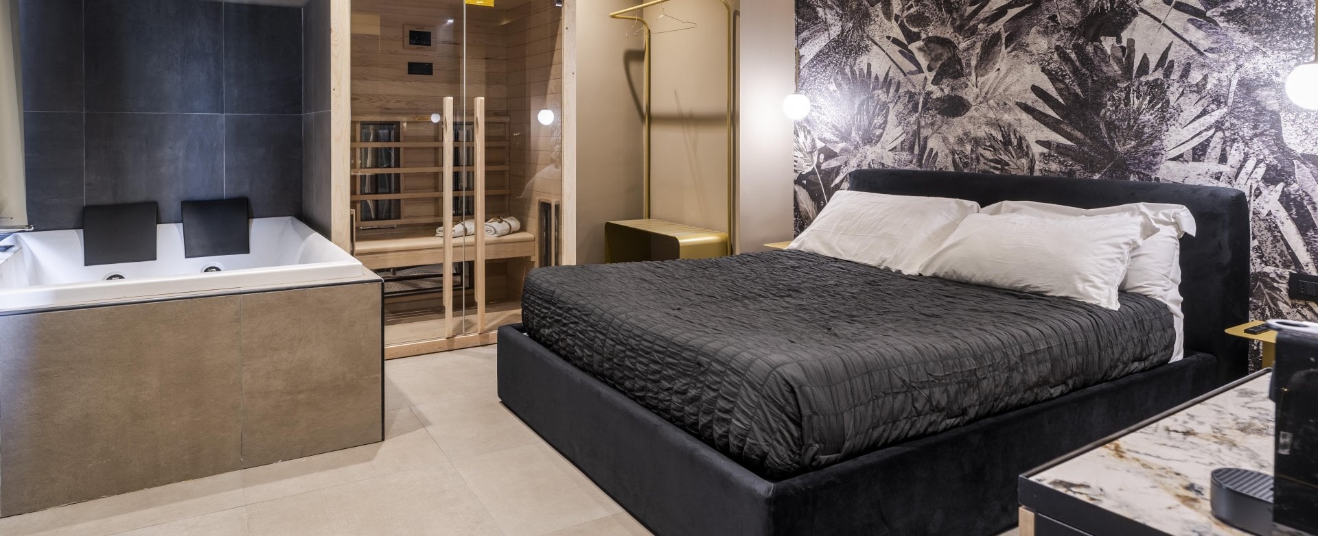 Dormitor spa cu note întunecate | Inspirație Dormitor Luxe