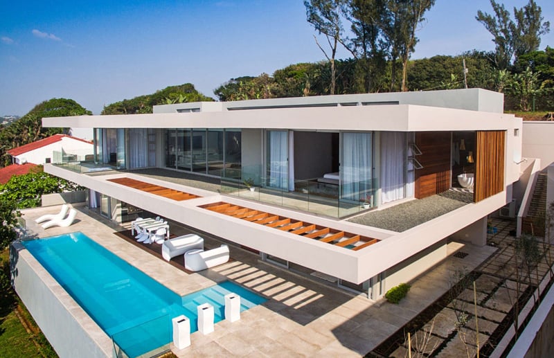 Arhitectură modernă cu terase deschise | Inspirație Exterior Modern