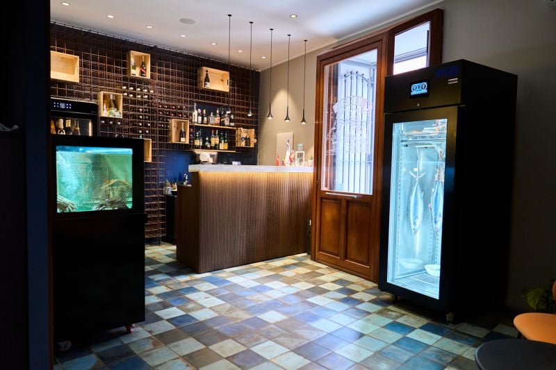 Bar urban cu accente marine | Inspirație Living Boho