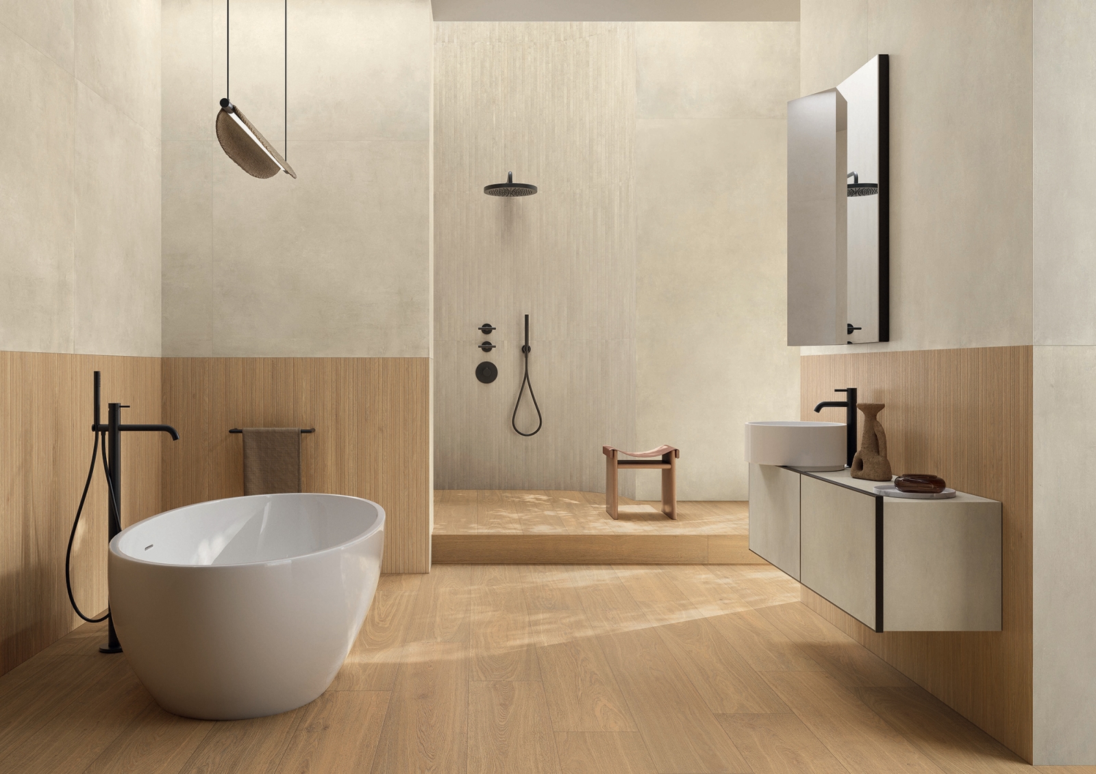 Italgraniti – Essence Select 12 | Inspirație Living Japandi