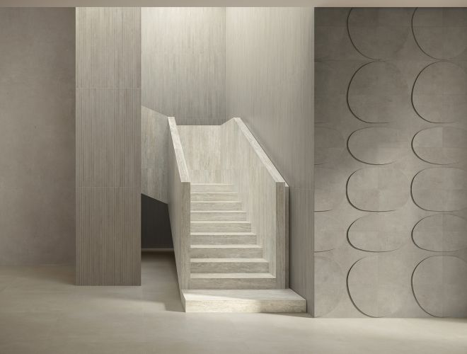 Italgraniti – I Cementi 13 | Inspirație Baie Minimalist