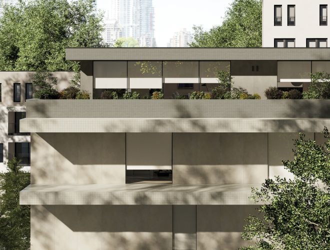 Italgraniti – I Cementi 20 | Inspirație Baie Minimalist