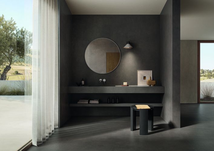 Italgraniti – I Cementi 23 | Inspirație Baie Minimalist