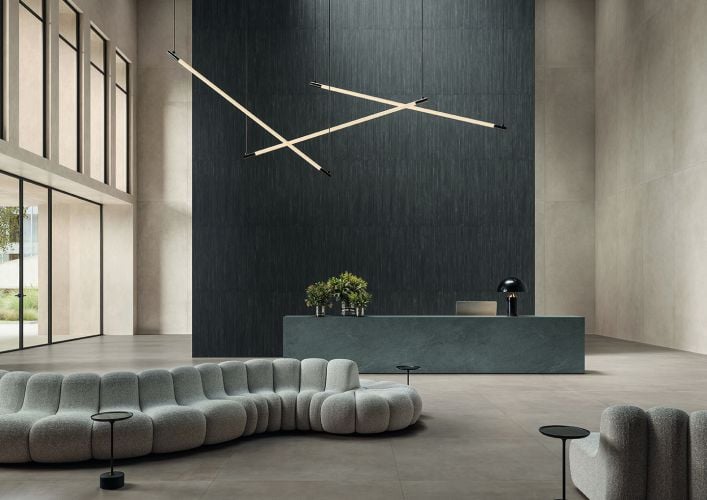 Italgraniti – I Cementi 24 | Inspirație Baie Minimalist