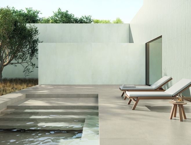 Italgraniti – I Cementi 29 | Inspirație Baie Minimalist