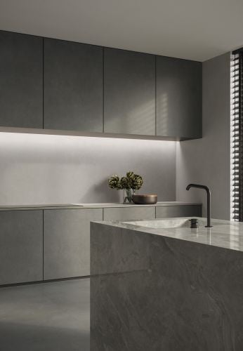 Italgraniti – I Cementi 30 | Inspirație Baie Minimalist