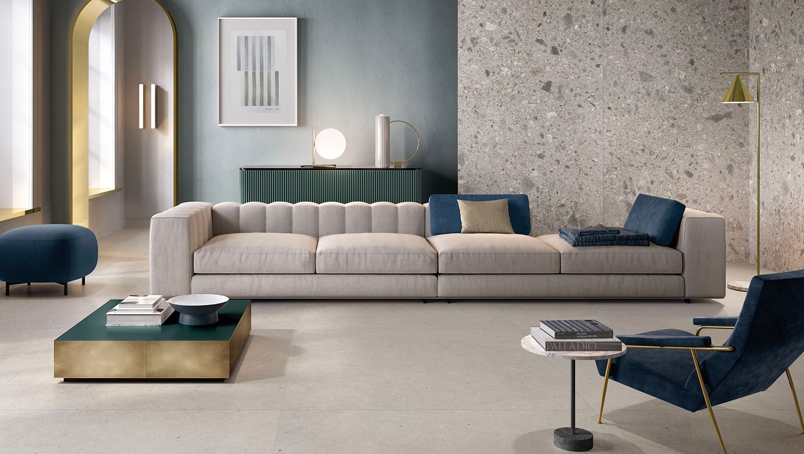 Italgraniti – Silver Grain 15 | Inspirație Living Luxe