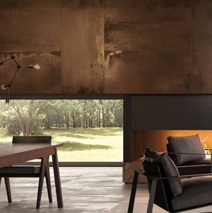 Living industrial cu accent cald | Inspirație Baie Minimalist