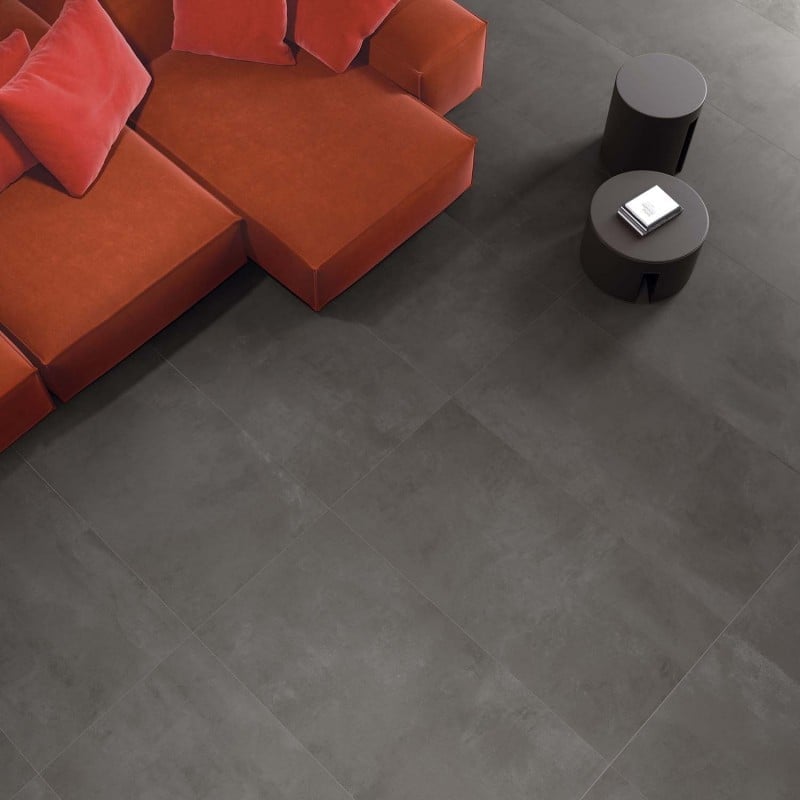 Living minimalist cu accente vii | Inspirație Baie Minimalist