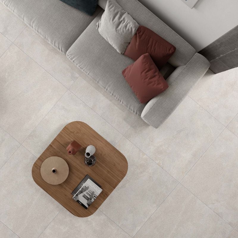 Living minimalist în tonuri calde | Inspirație Baie Industrial