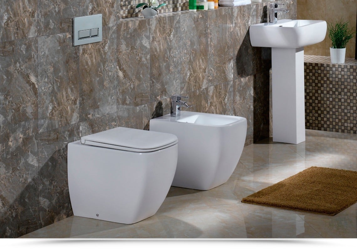 Baie modernă în tonuri calde | Inspirație Baie Modern
