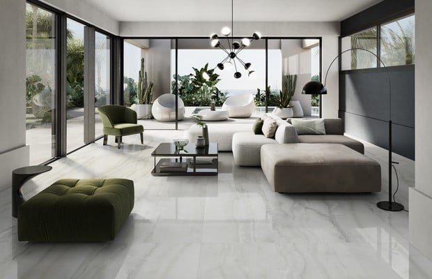 Living Mediteranean cu accente verzi | Inspirație Living Modern