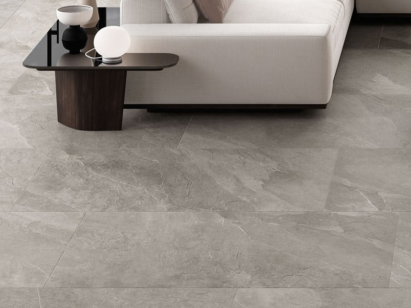 Living minimalist în tonuri reci | Inspirație Baie Modern