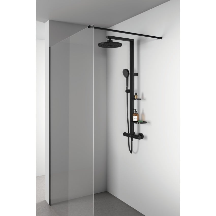 Duș modern în tonuri neutre | Inspirație Baie Modern