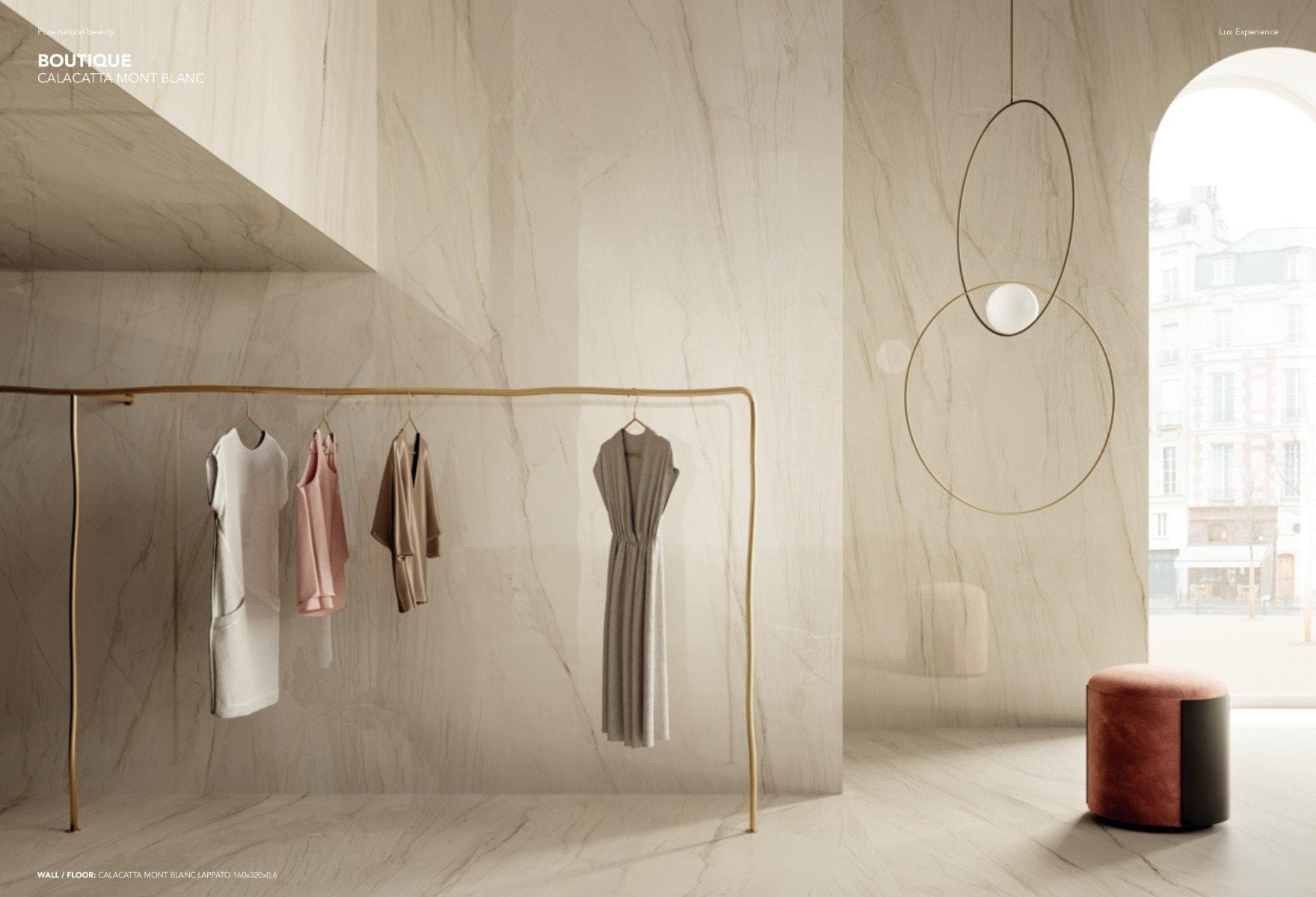 Boutique chic în marmură caldă | Inspirație Baie Modern