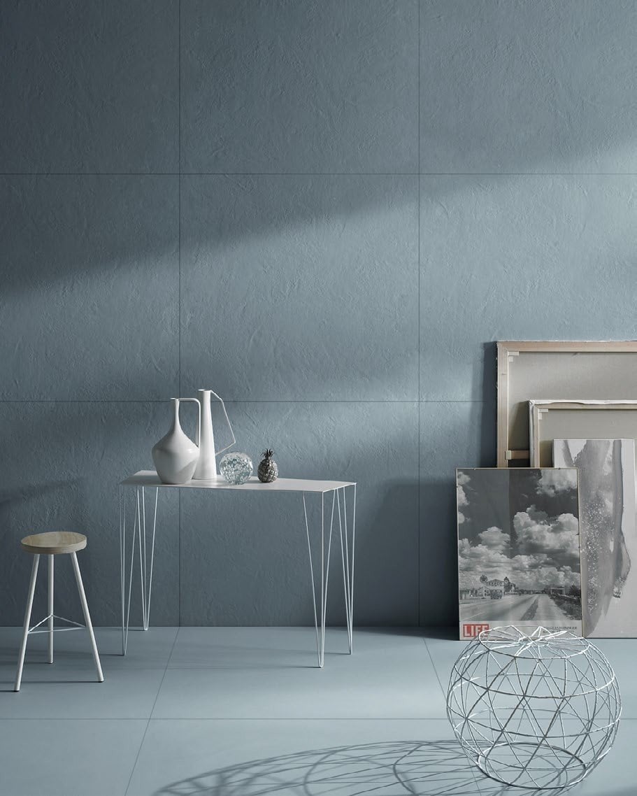 Living minimalist în albastru seren | Inspirație Living Modern