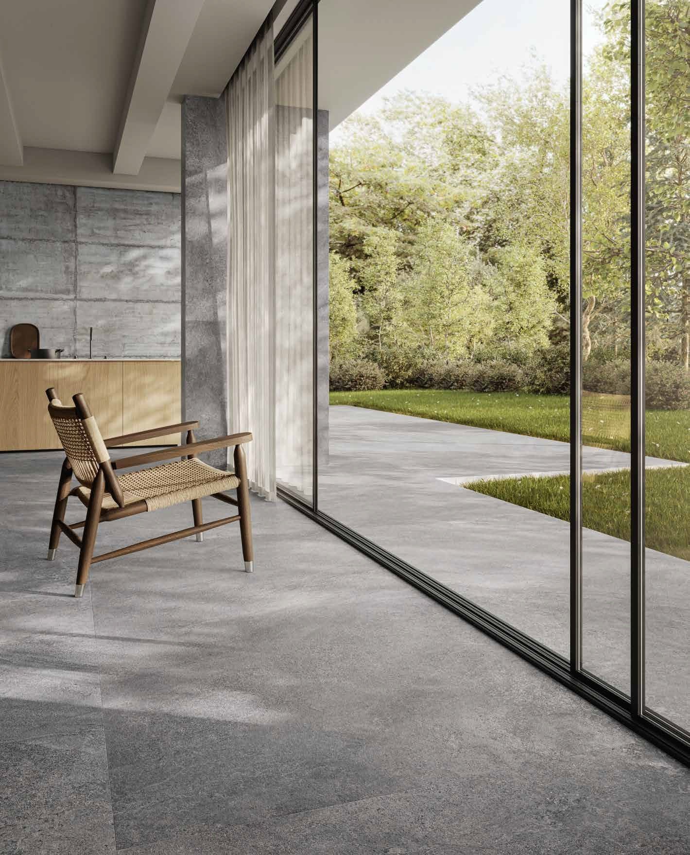 Living deschis, cu grădină | Inspirație Terasă Modern